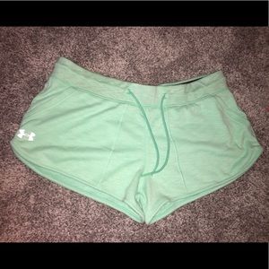 Under Armour shorts.